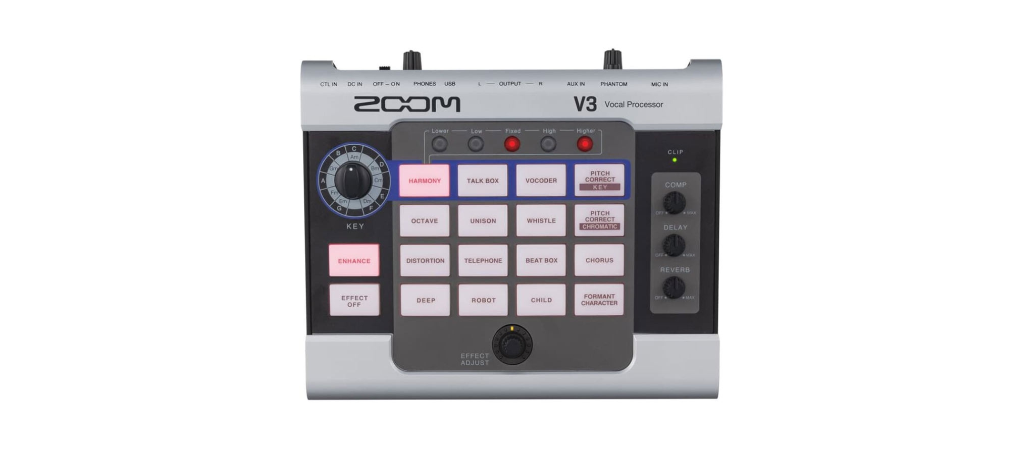 Zoom V3 vocal processor | DijkmanMuziek