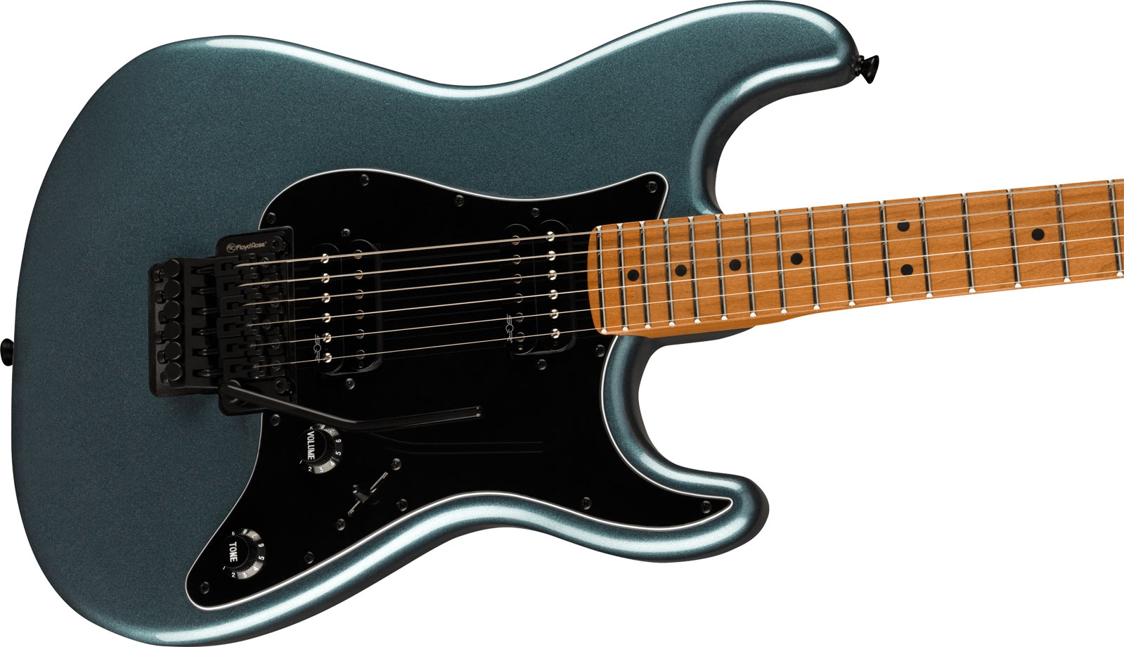 Squier Contemporary Stratocaster HH FR RMN Gunmetal Metallic