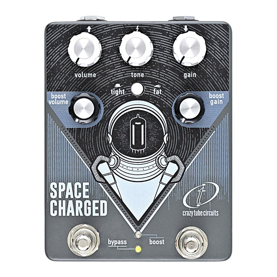 Crazy Tube Circuits Space Charged V2 overdrive pedaal