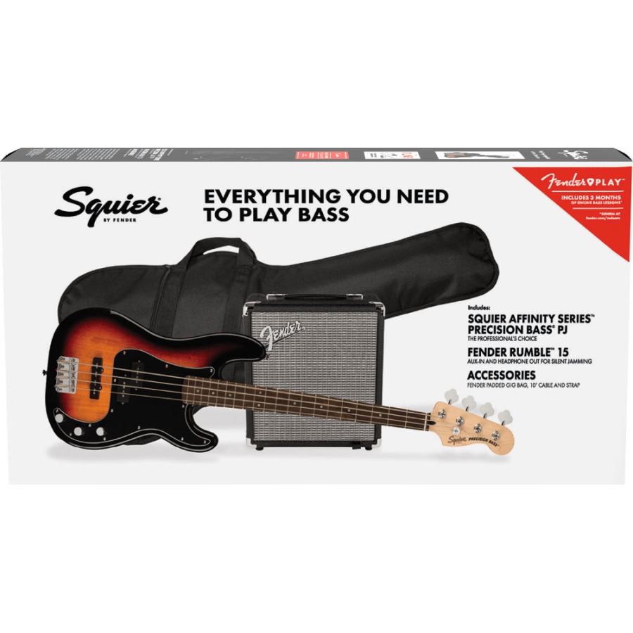 Squier Affinity series Precision Bass PJ Pack LRL 3TS