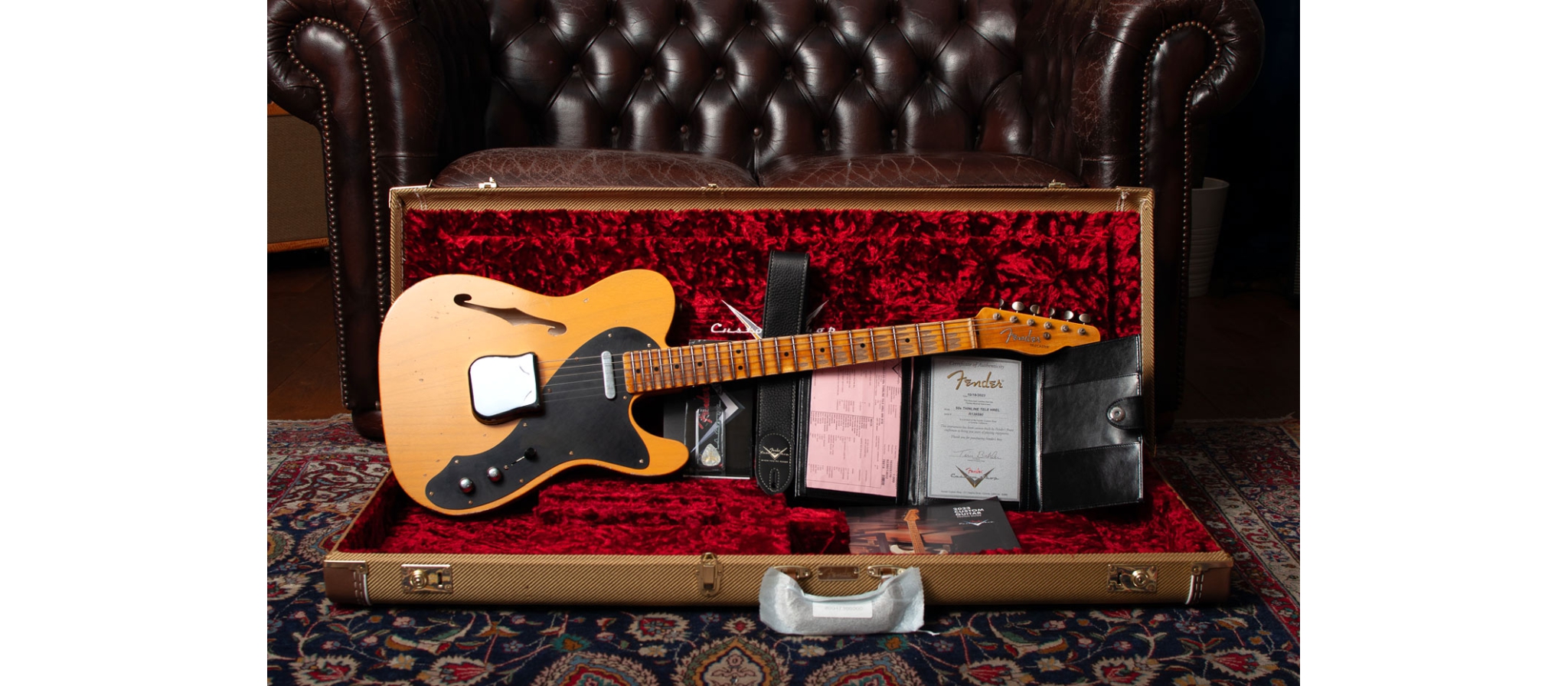 telecaster thinline レリック Fender Custom Shop 50s Thinline Tele Heavy Relic | DijkmanMuziek