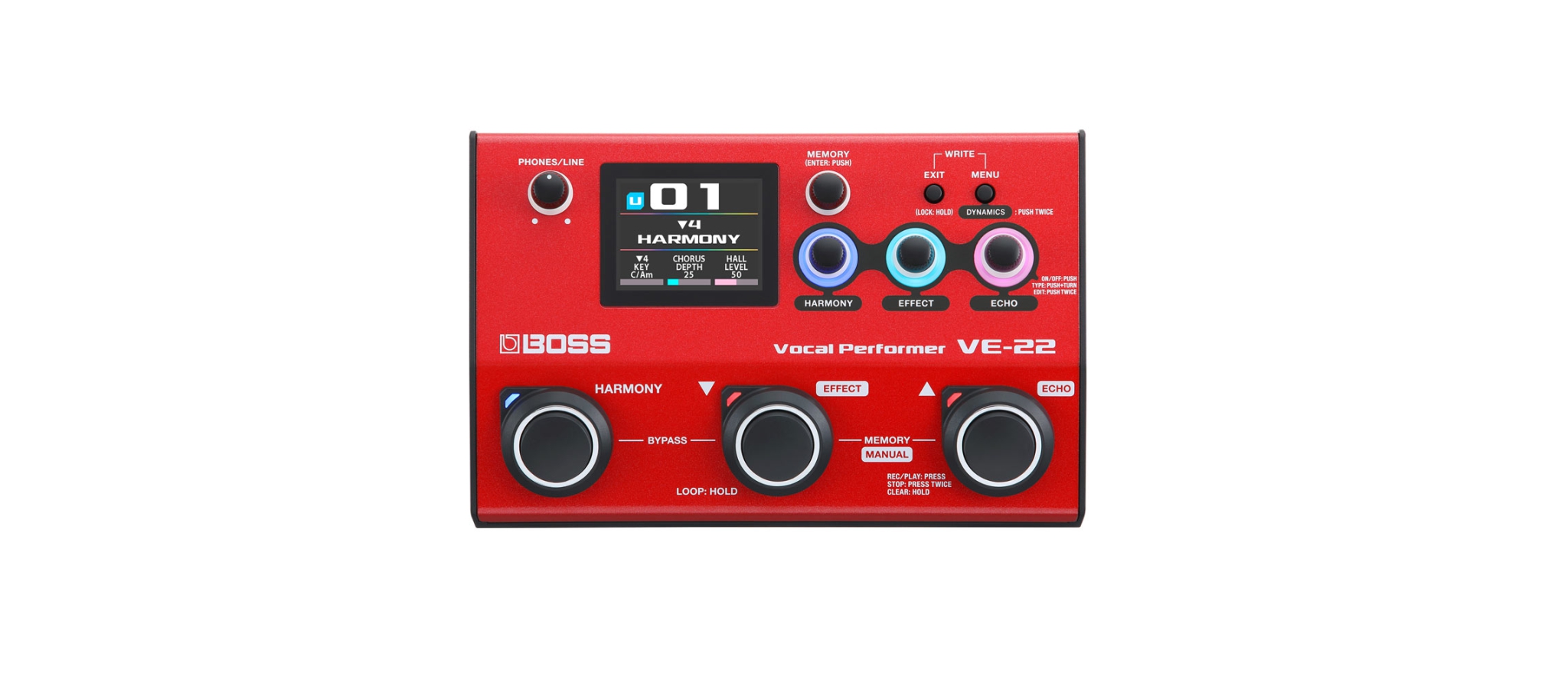 Boss VE-22 Vocal Performer | DijkmanMuziek |