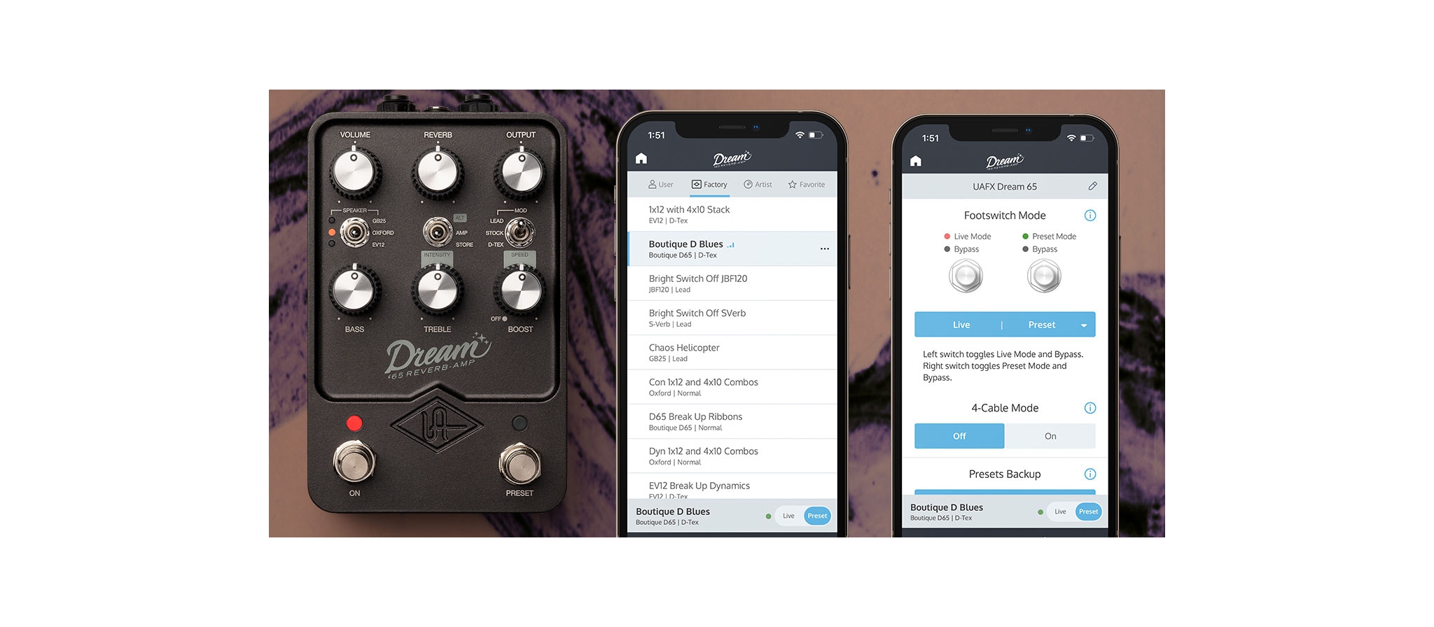 Universal Audio Dream 65 Reverb Amplifier | UAFX | DijkmanMuziek