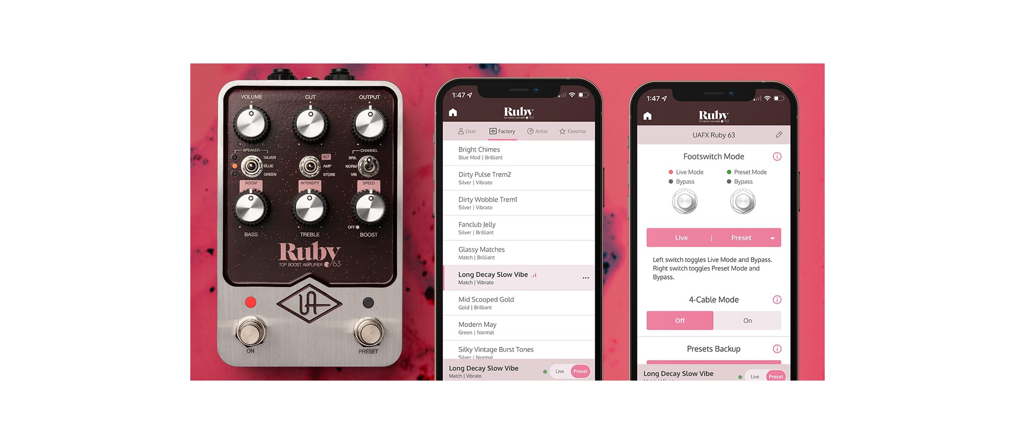 Universal Audio Ruby 63 Top Boost Amplifier | UAFX | DijkmanMuziek |