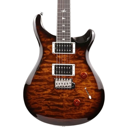 PRS SE Custom 24 Quilt Black Gold Burst