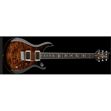 PRS SE Custom 24 Quilt Black Gold Burst