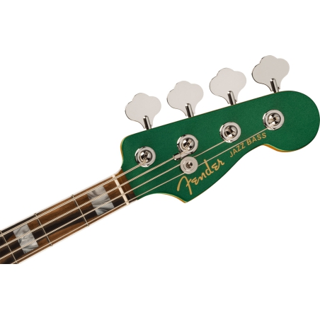 Fender American Ultra Jazz Bass Ebony Mystic Pine Green