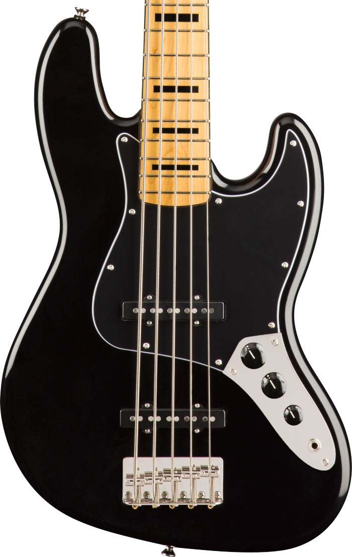 Squier Classic Vibe 70s Jazz Bass V MN Black