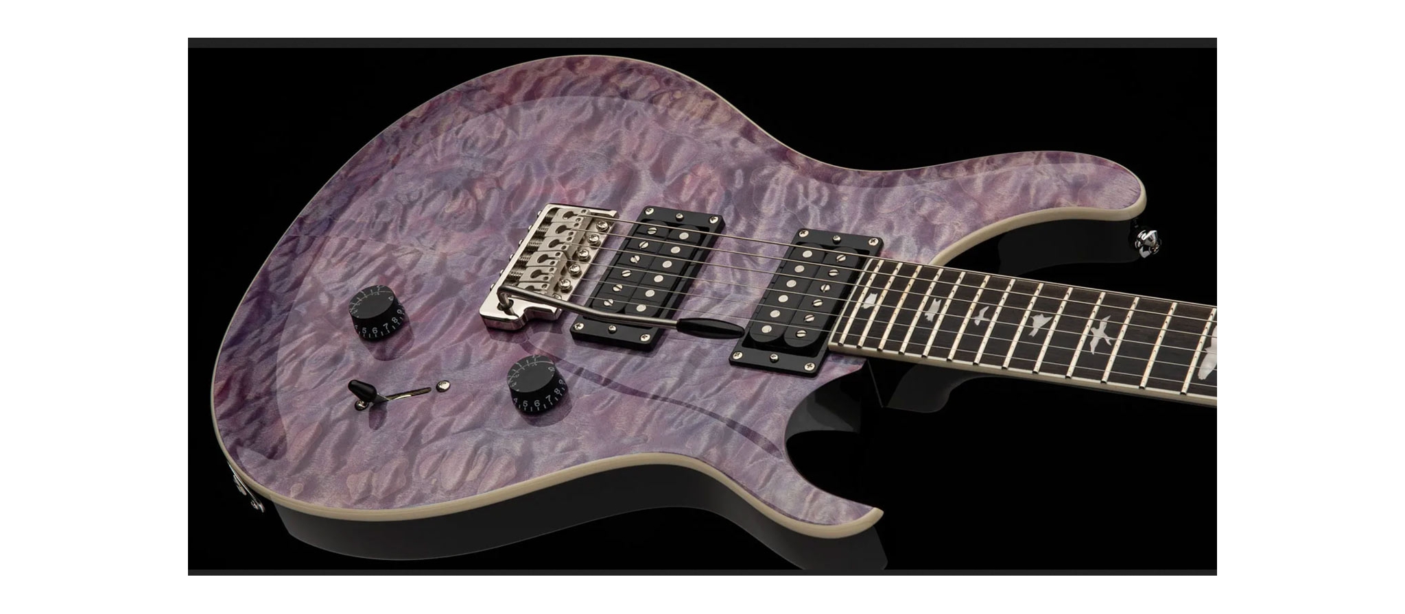 PRS SE Custom 24 Quilt Violet | Quilted Maple | DijkmanMuziek