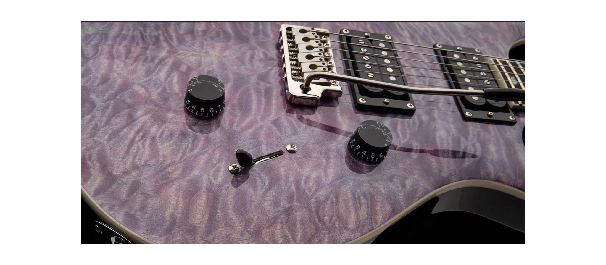 PRS SE Custom 24 Quilt Violet | Quilted Maple | DijkmanMuziek