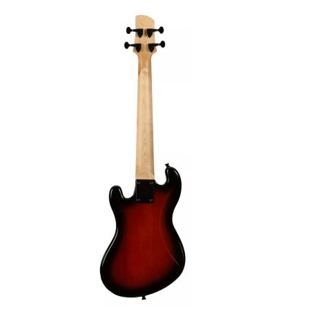 Kala U-Bass Solid Body Jet Tobacco Burst 4-String