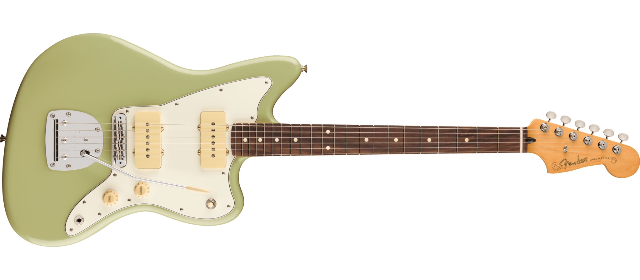 HardRlic Jazzmaster Type/Hot Blade PU×2 Fender Player II Jazzmaster RW Birch Green | Nieuw | DijkmanMuziek