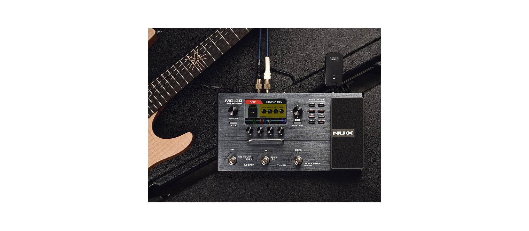 NUX MG-30 Multi-Effect Processor | DijkmanMuziek
