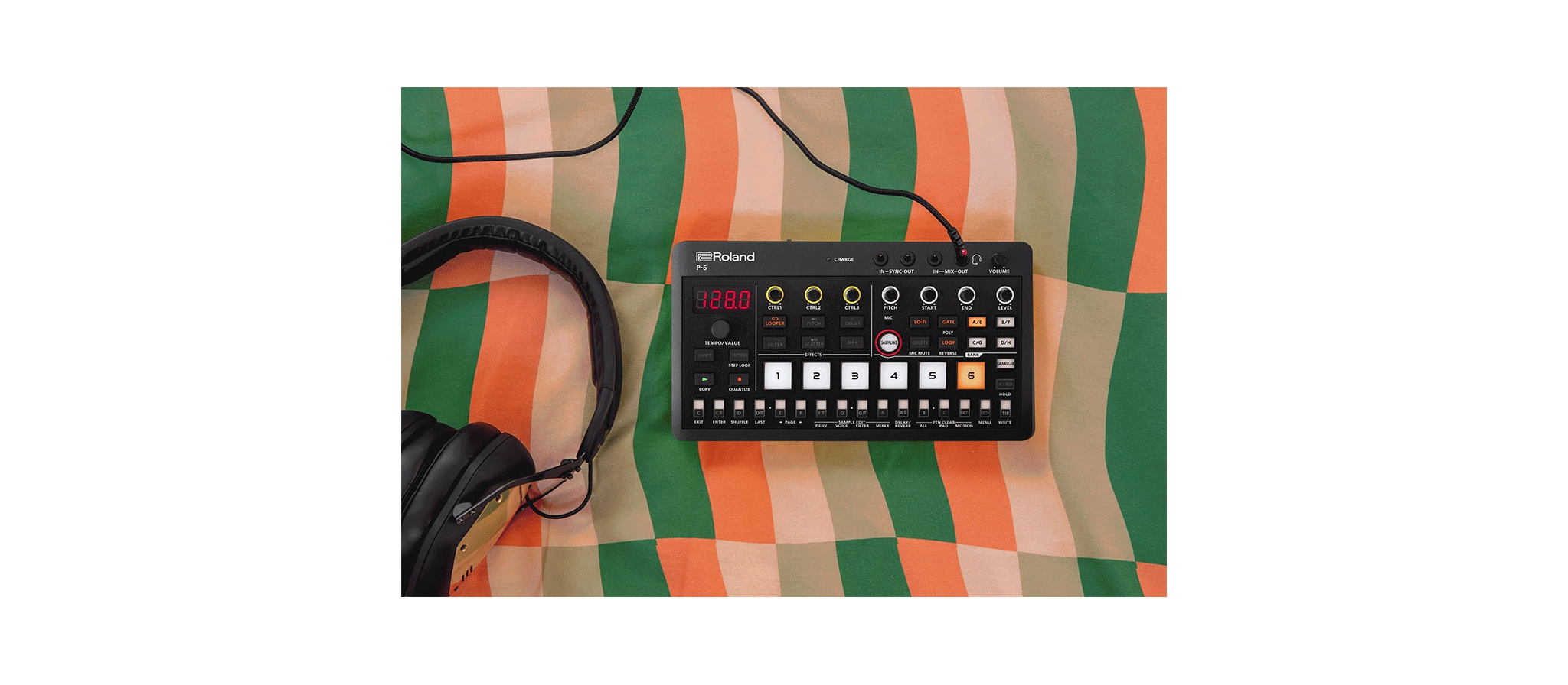 DJ機材 Roland P-6 CREATIVE SAMPLER Roland / P-6 =Creative Sampler= ｜ SMITHS Digital Musical Instruments