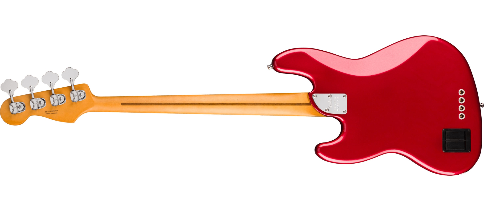 Fender American Ultra II Jazz Bass MN Sinister Red | DijkmanMuziek