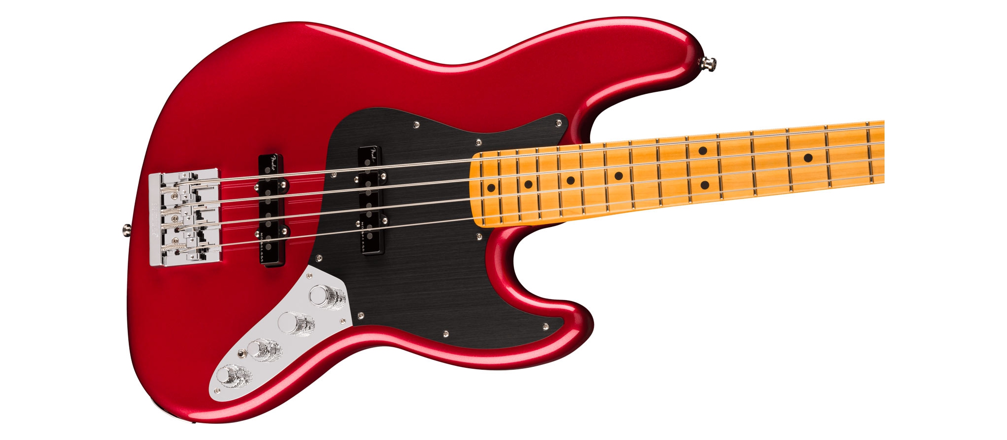 Fender American Ultra II Jazz Bass MN Sinister Red | DijkmanMuziek