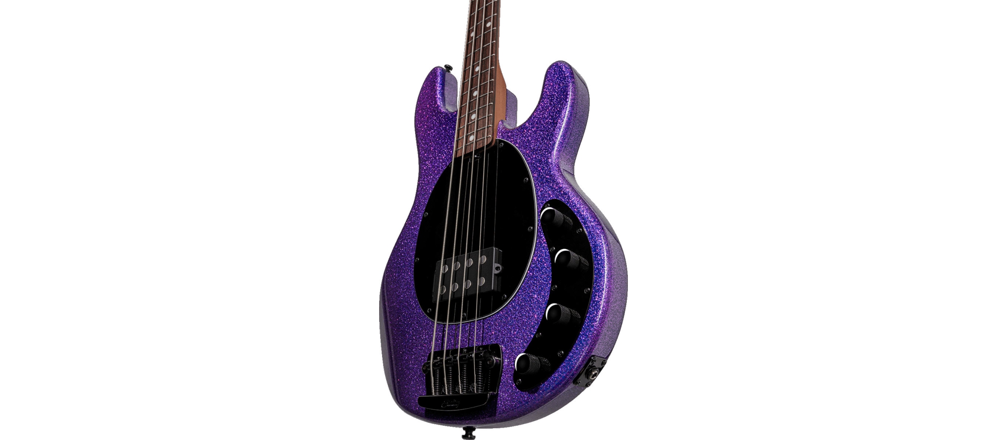 Sterling by Music Man StingRay Ray34 Purple Sparkle | DijkmanMuziek |