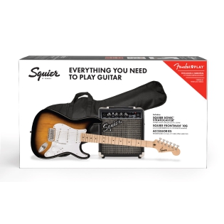 Squier Sonic Stratocaster Pack MN 2TS 10G | DijkmanMuziek |