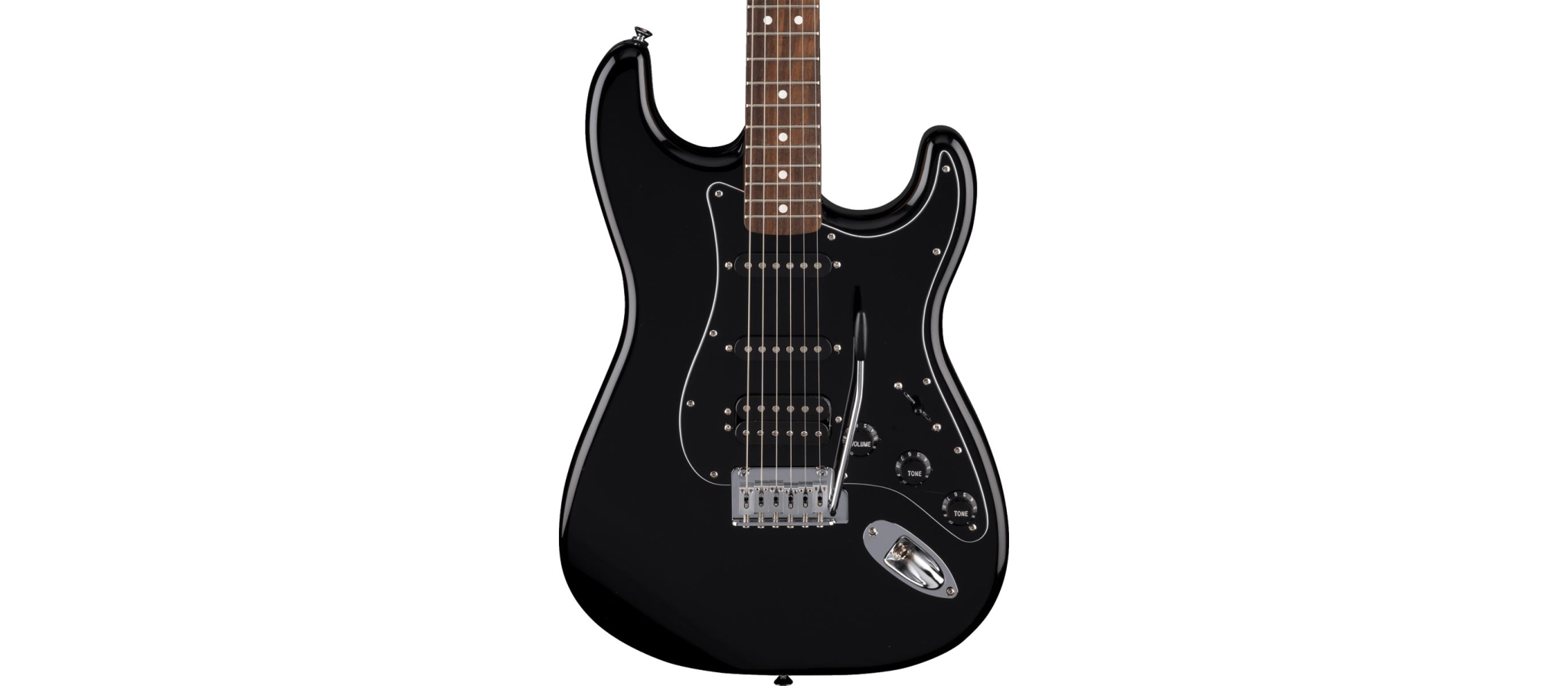 Fender Standard Stratocaster HSS LRL Black | DijkmanMuziek |