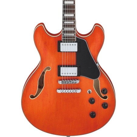 Ibanez AS73 TTF Transparent Tangerine Flat