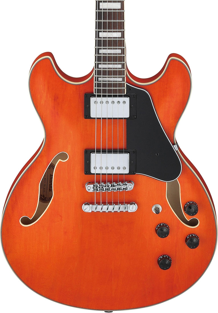 Ibanez AS73 TTF Transparent Tangerine Flat