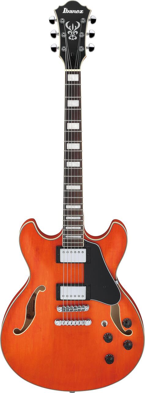 Ibanez AS73 TTF Transparent Tangerine Flat