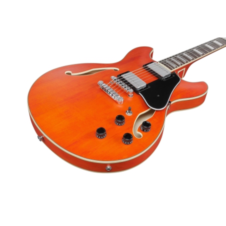 Ibanez AS73 TTF Transparent Tangerine Flat