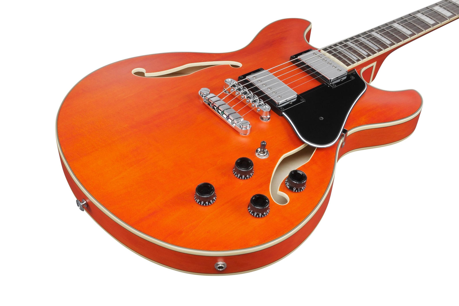 Ibanez AS73 TTF Transparent Tangerine Flat