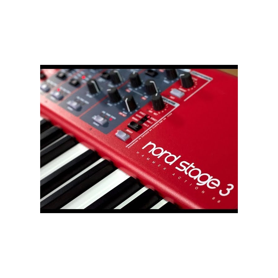 Nord Stage 3 HA88 Stage keyboard jong gebruikt Nord Stage 3 HA88 Stage keyboard jong gebruikt