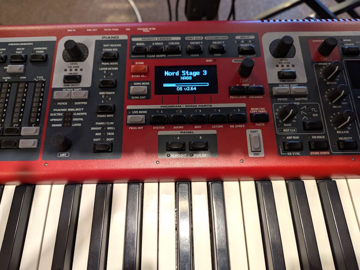 Nord Stage 3 HA88 Stage keyboard jong gebruikt