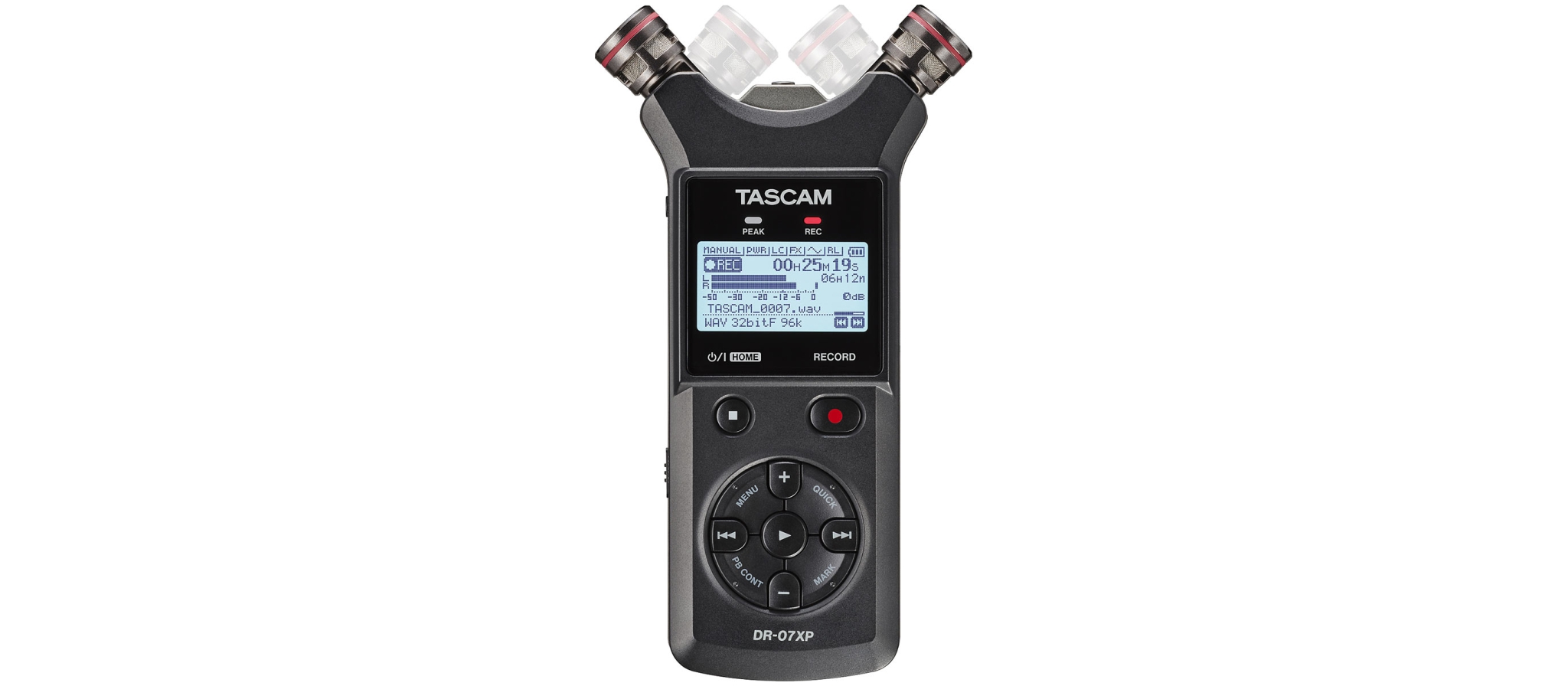 Tascam DR-07XP Stereo Handheld Recorder | DijkmanMuziek