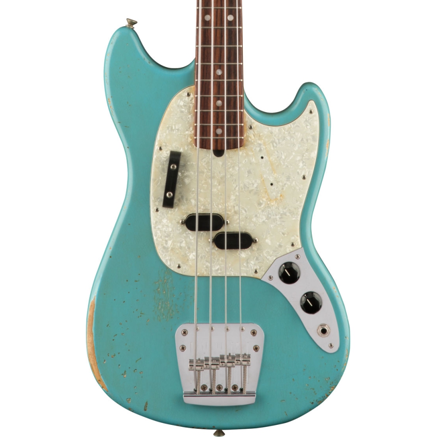 Fender JMJ Road Worn Mustang Bass RW Fade DPB Fender JMJ Road Worn Mustang Bass RW Fade DPB