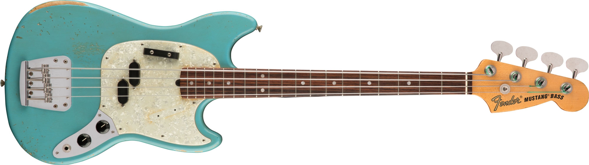Fender JMJ Road Worn Mustang Bass RW Fade DPB