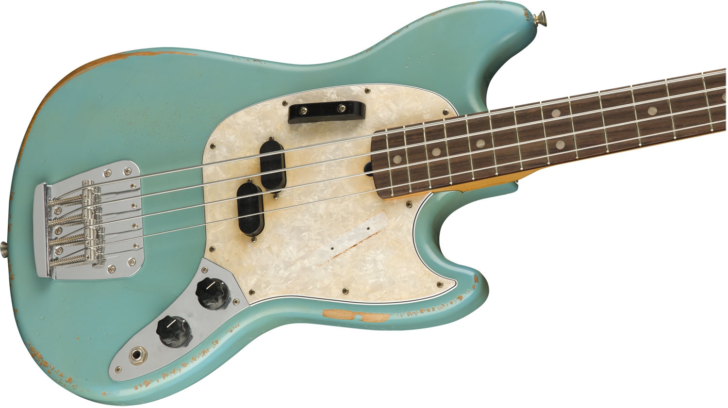 Fender JMJ Road Worn Mustang Bass RW Fade DPB