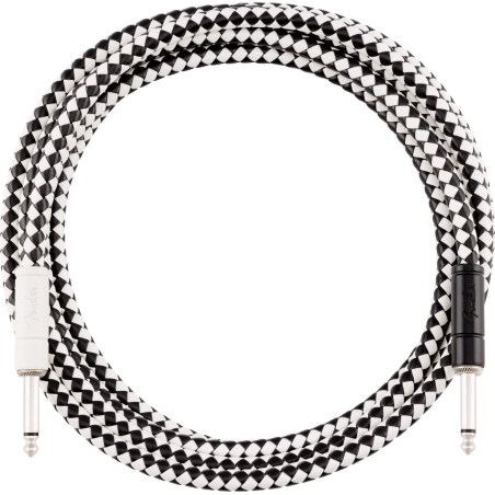 Fender Pro 10 Instrument Cable 3 meter Checkerboard