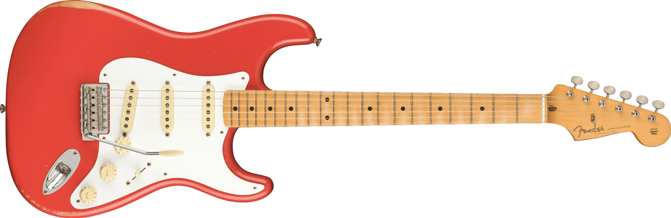 Fender Vintera Road Worn 50s Stratocaster MN Fiesta Red