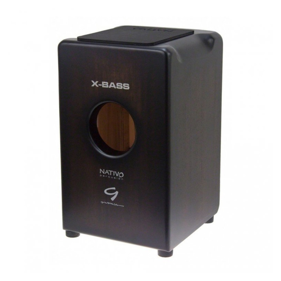 Nativo Percussion Cajon Pro Plus X Bass Petra II Nativo Percussion Cajon Pro Plus X Bass Petra II