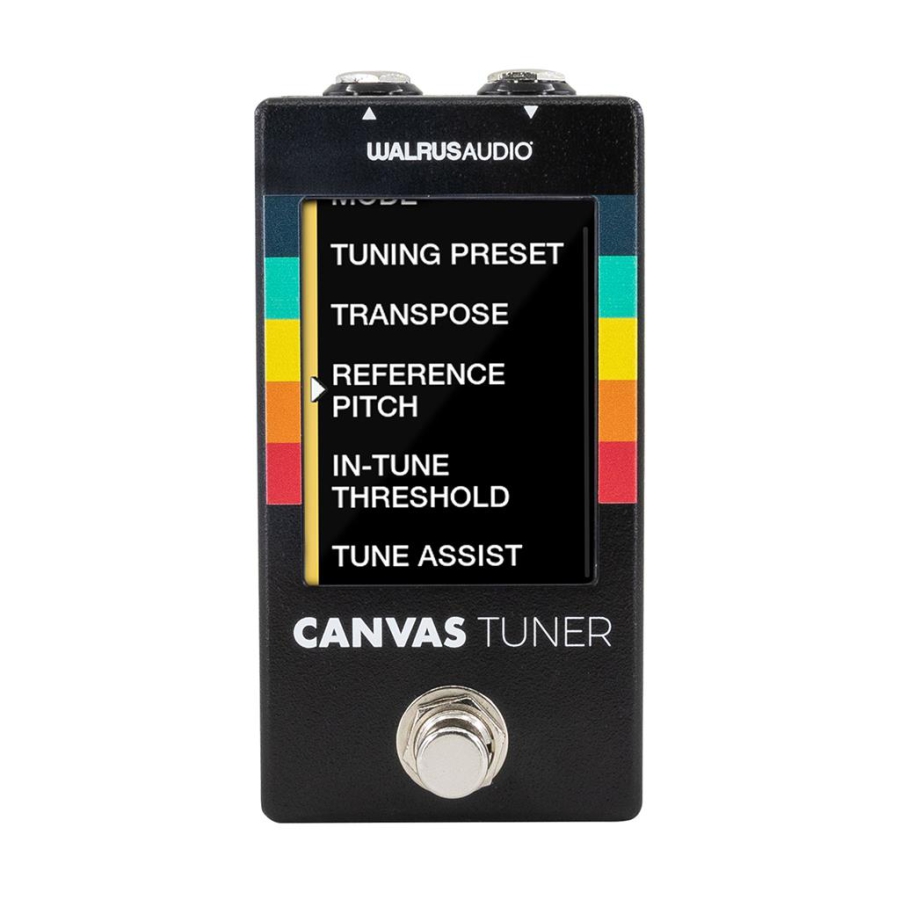 Walrus Audio CANVAS Tuner Walrus Audio CANVAS Tuner