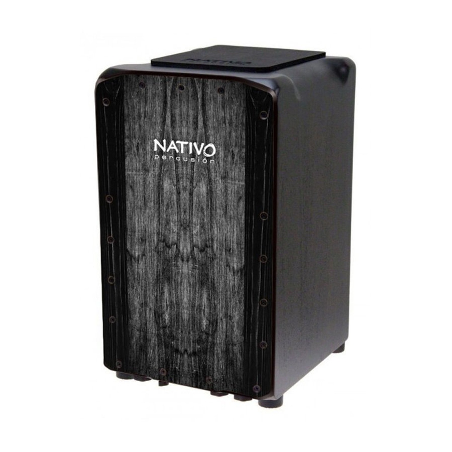 Nativo Percussion Cajon Pro Plus X Bass Carbon Nativo Percussion Cajon Pro Plus X Bass Carbon