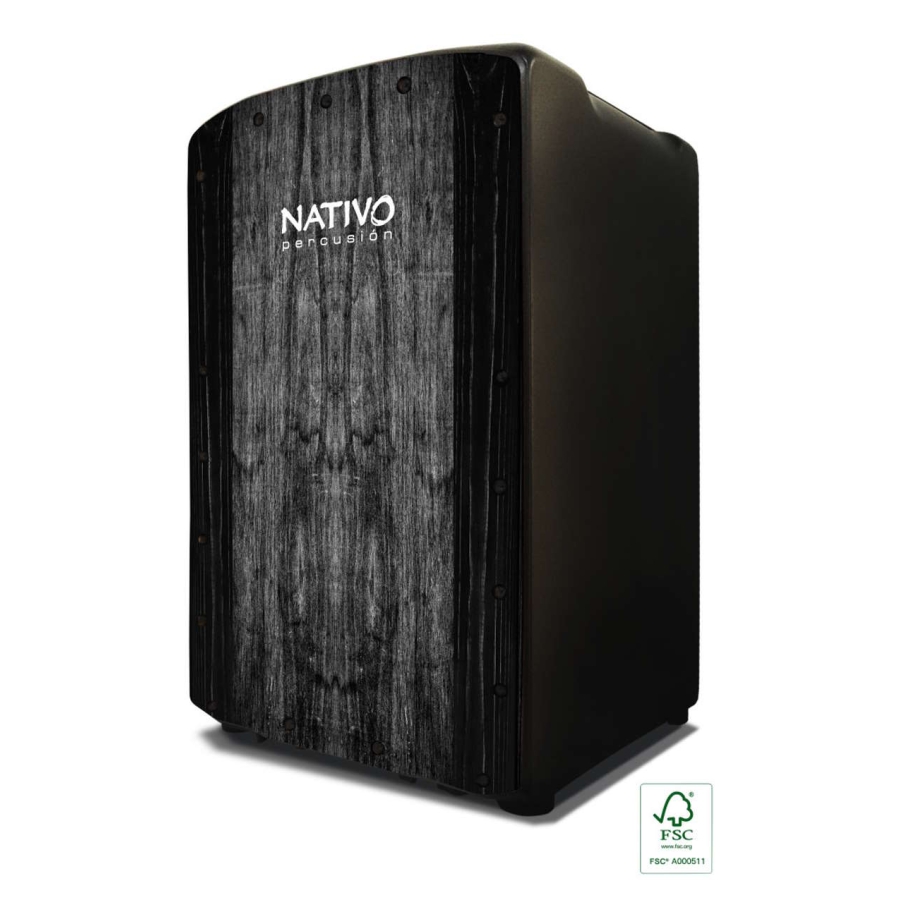 Nativo Percussion Cajon Pro Plus X Bass Carbon Nativo Percussion Cajon Pro Plus X Bass Carbon