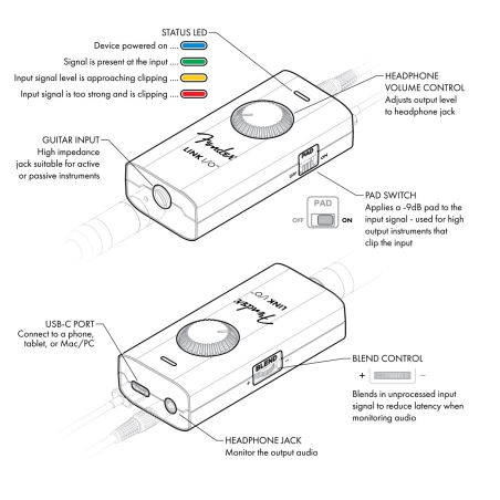 Fender Link I/O audio interface