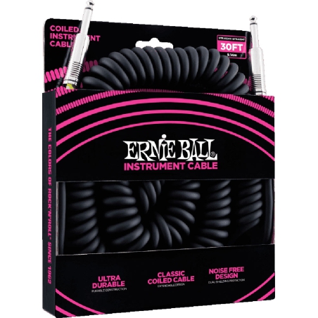 Ernie Ball Instrument cable 6044 Twisted 9 meter