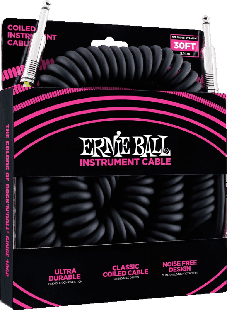 Ernie Ball Instrument cable 6044 Twisted 9 meter