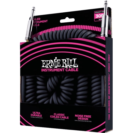 Ernie Ball Instrument cable 6044 Twisted 9 meter