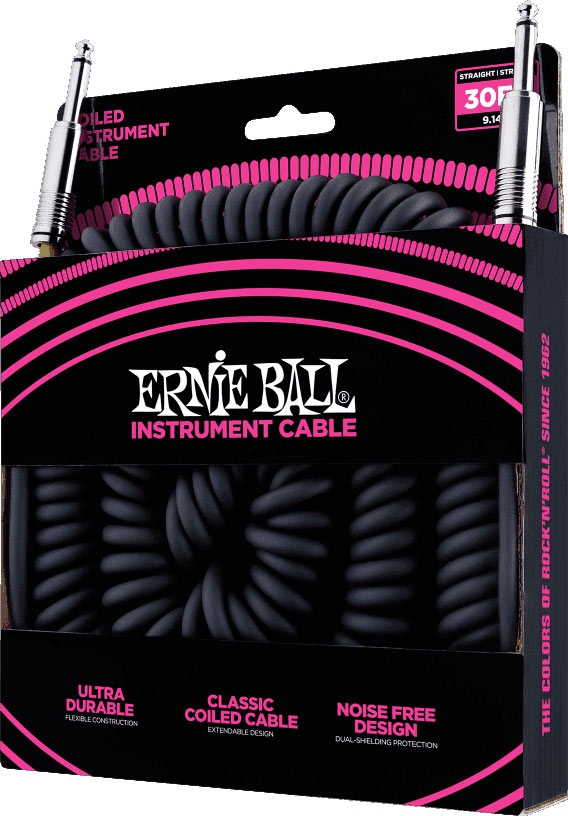 Ernie Ball Instrument cable 6044 Twisted 9 meter