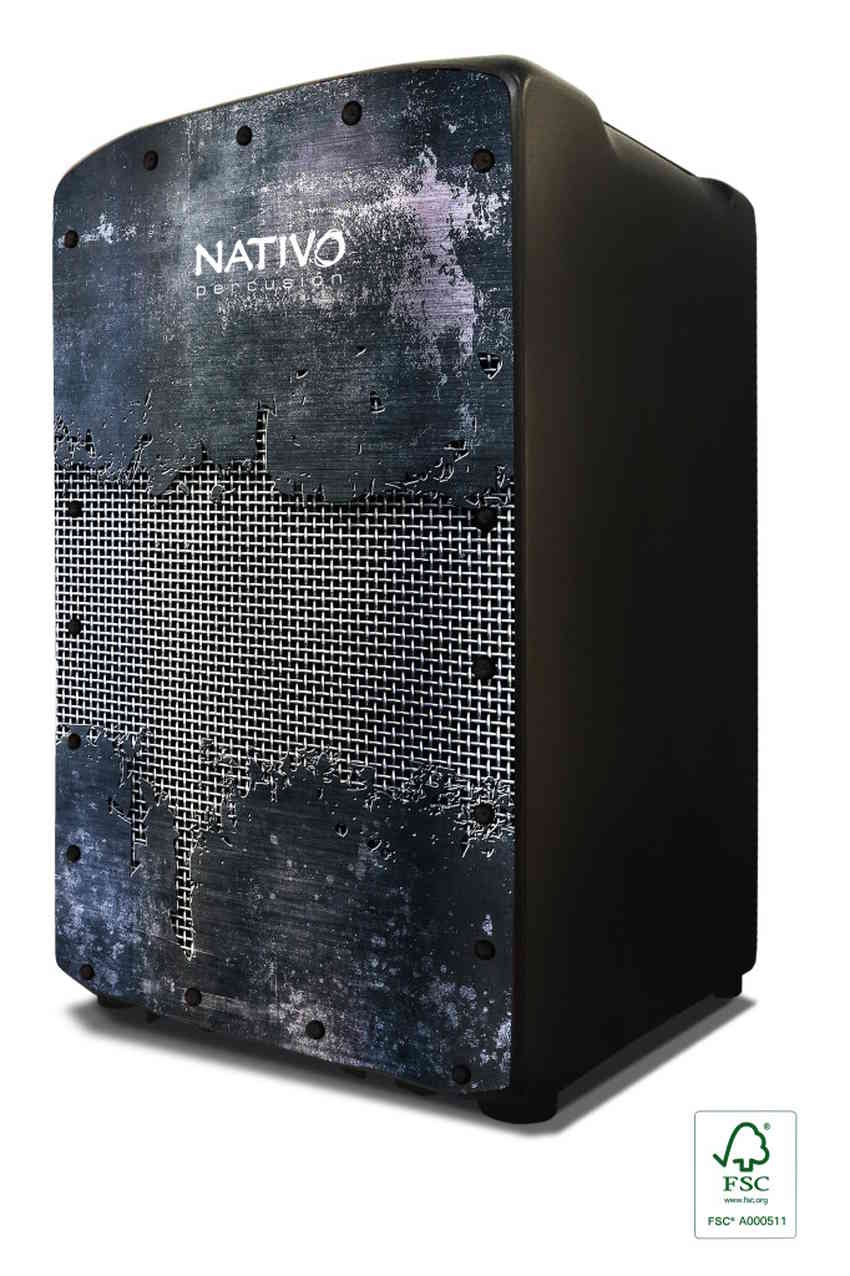 Nativo Percussion Cajon Pro Plus X Bass Steel
