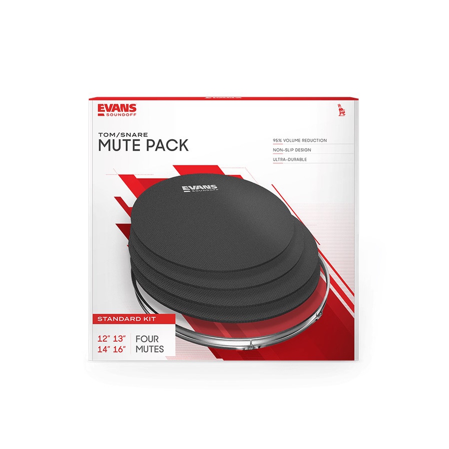 Evans SO2346 Sound Off Drum Mute Pack Standard Evans SO2346 Sound Off Drum Mute Pack Standard