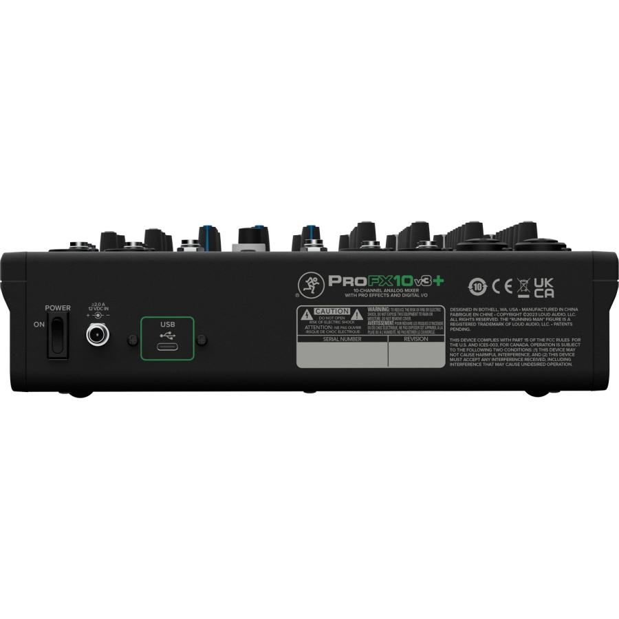 Mackie ProFX10v3+ 10-Kanaals USB Mixer met EFX en Bluetooth