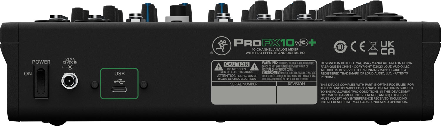 Mackie ProFX10v3+ 10-Kanaals USB Mixer met EFX en Bluetooth