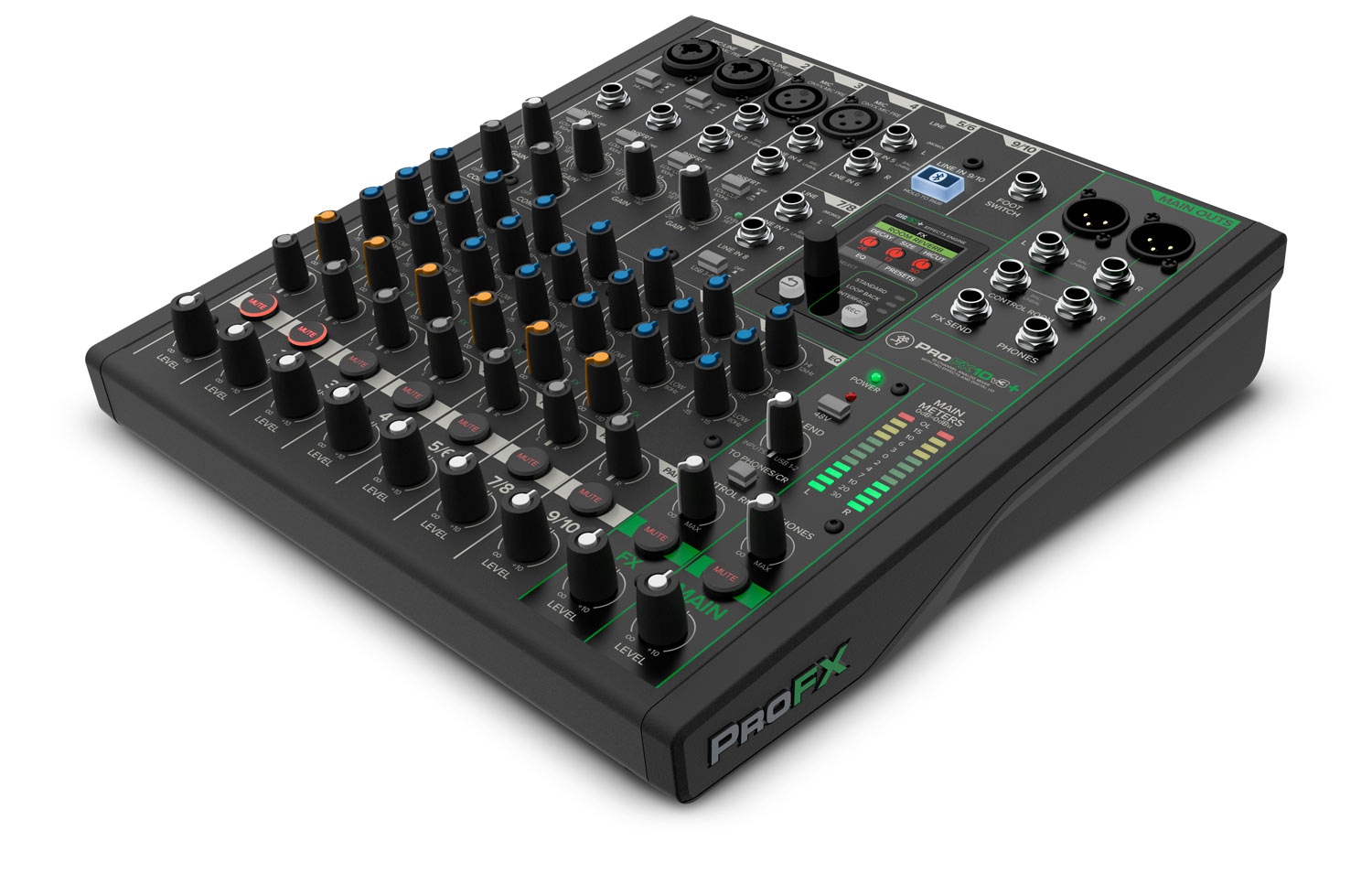 Mackie ProFX10v3+ 10-Kanaals USB Mixer met EFX en Bluetooth